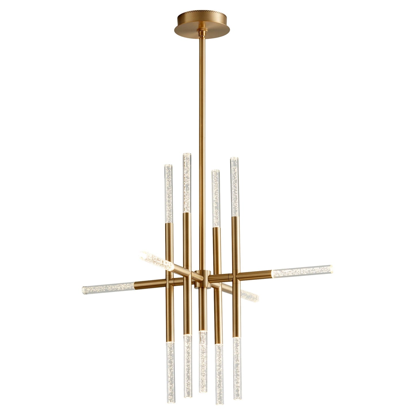 Moxy 32" LED Chandelier - Aged Brass