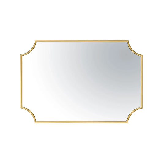 Carlton Mirror - 33" Gold