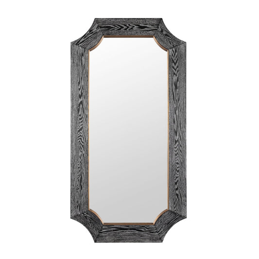 Farra 28" Mirror Cerused Black