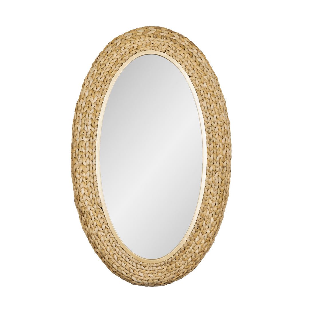 COMING SOON - Athena Oval Wall Mirror Natural
