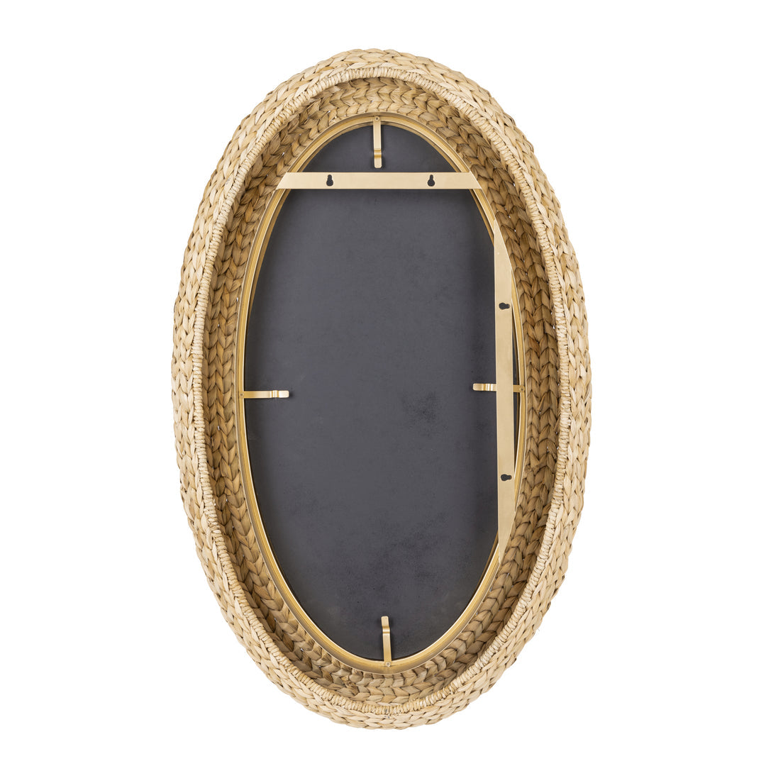 COMING SOON - Athena Oval Wall Mirror Natural