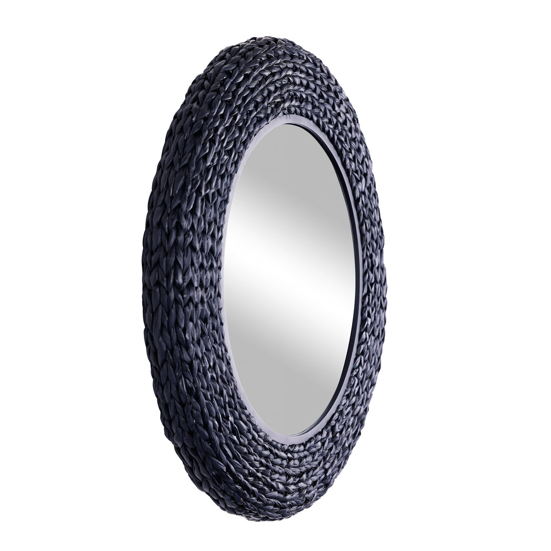 COMING SOON - Athena 30" Round Wall Mirror Midnight Blue