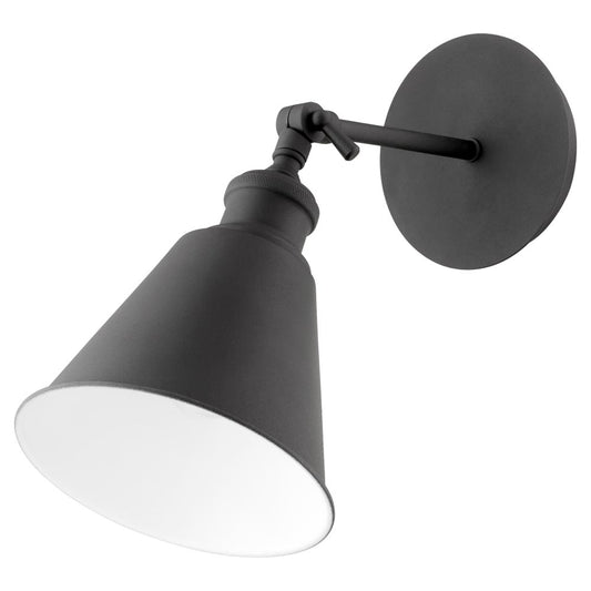 Small Cone Wall Mount - Textured Black