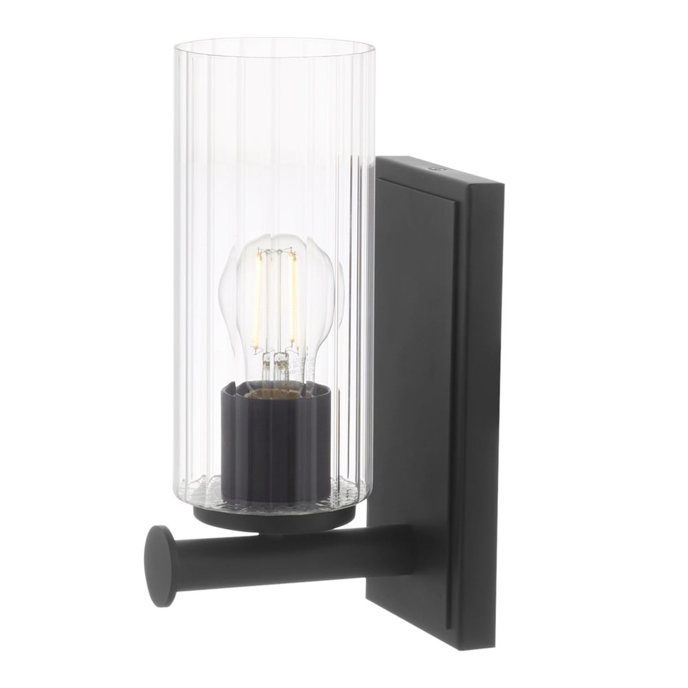 Mercier 1 Light Wall Mount - Matte Black