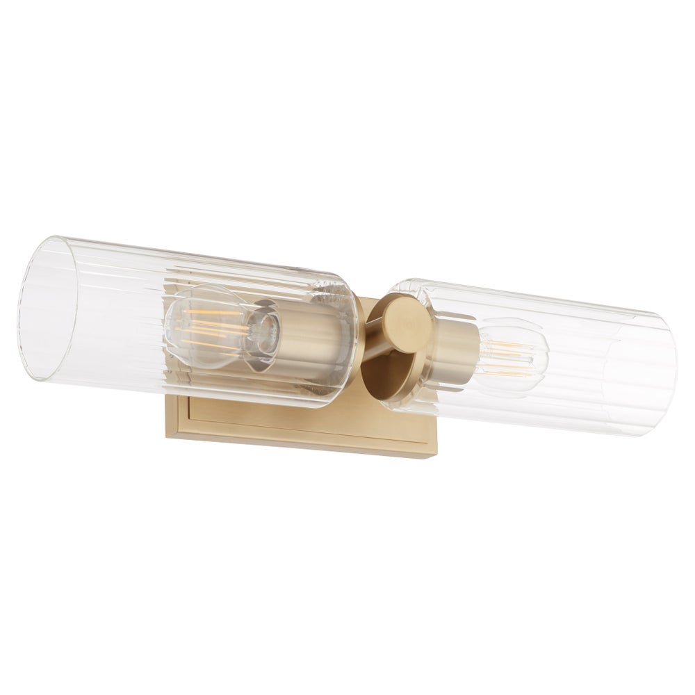 Mercier 2 Light Wall Mount - Aged Brass