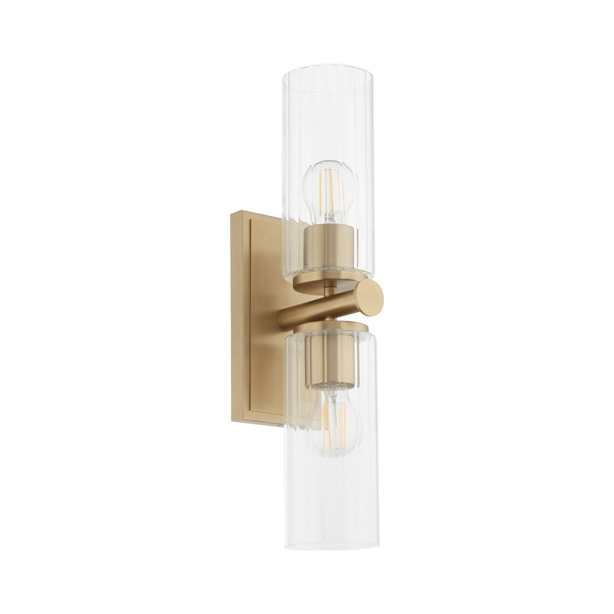 Mercier 2 Light Wall Mount - Aged Brass