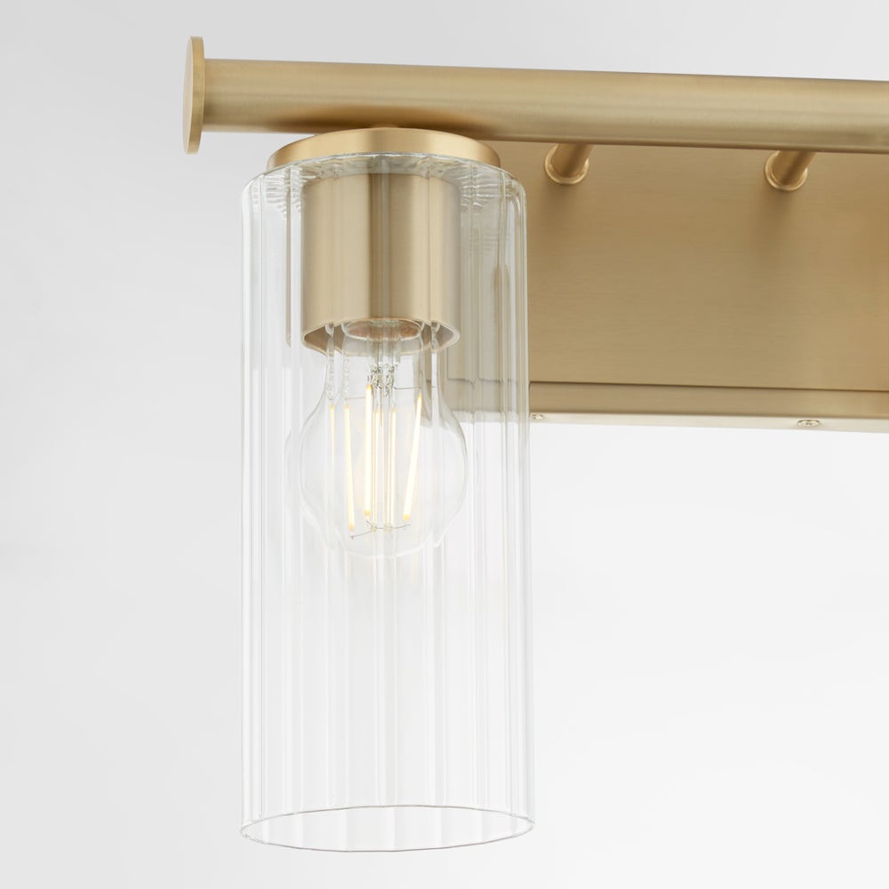 Mercier 2 Light Vanity - Aged Brass