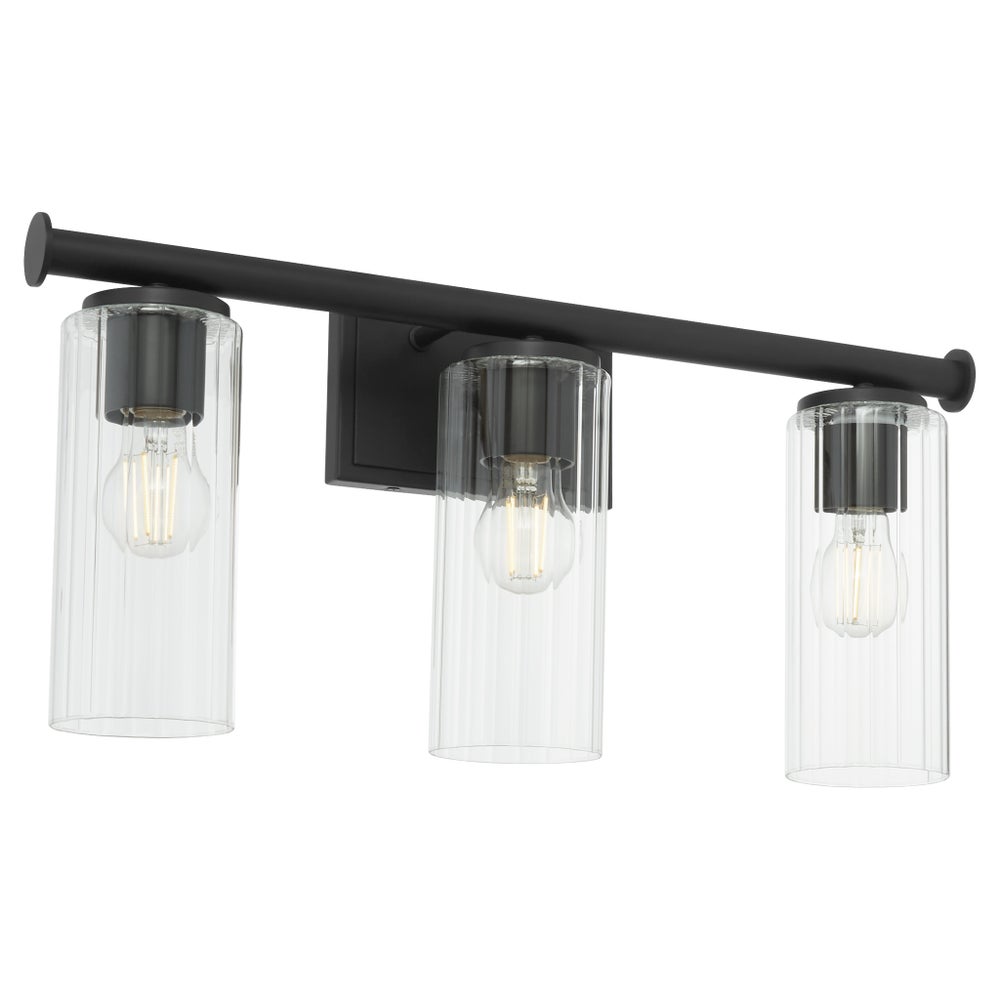 Mercier 3 Light Vanity - Matte Black