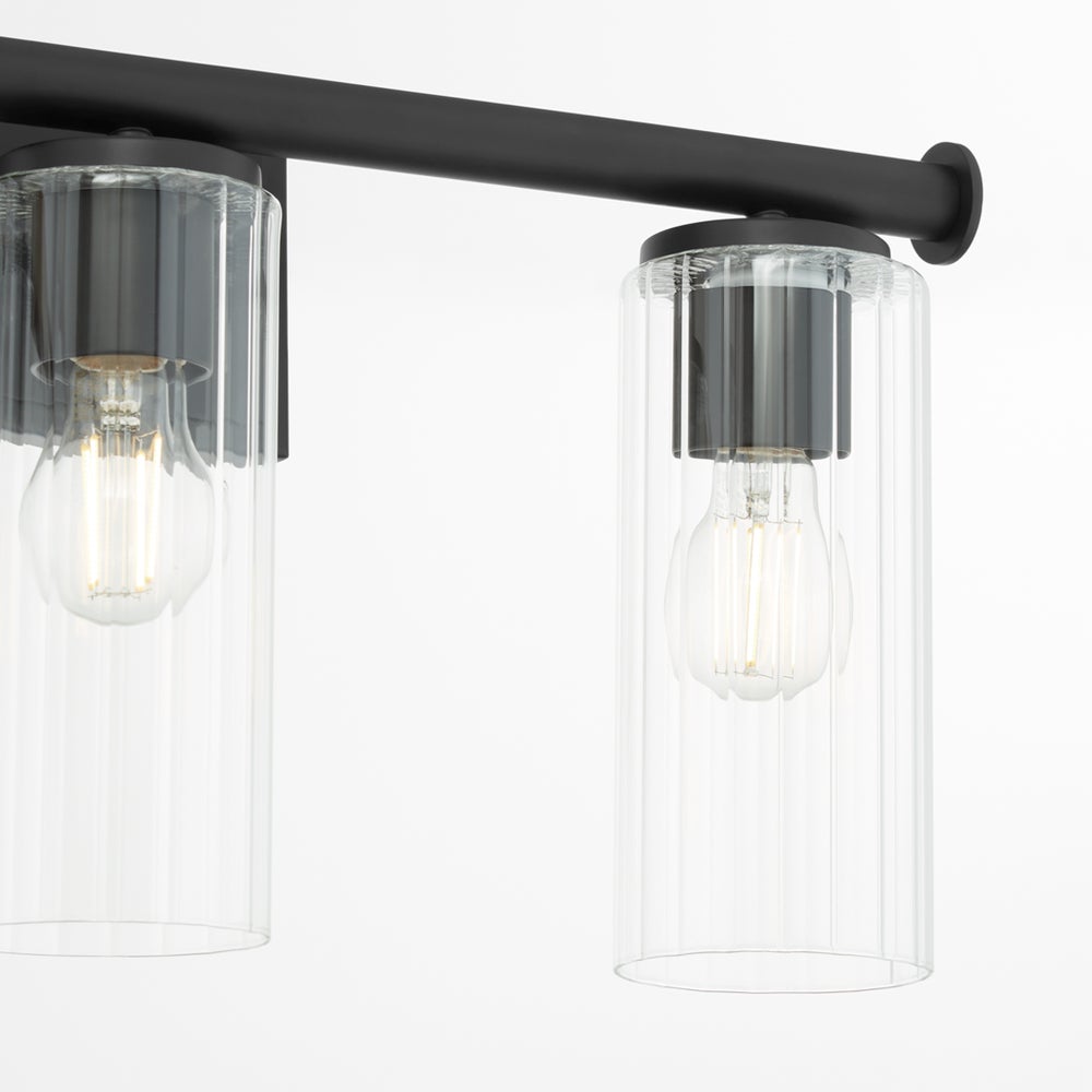Mercier 3 Light Vanity - Matte Black