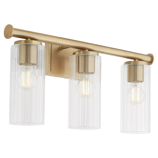 Mercier 3 Light Vanity - Aged Brass