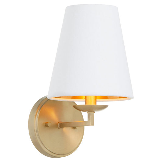 KARNES 1-Light Wall Mount - Aged Brass