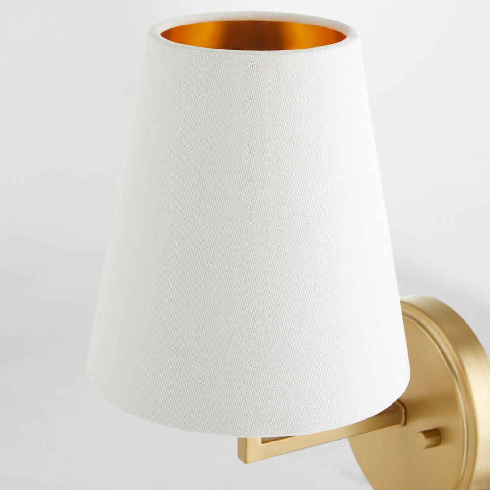 KARNES 1-Light Wall Mount - Aged Brass
