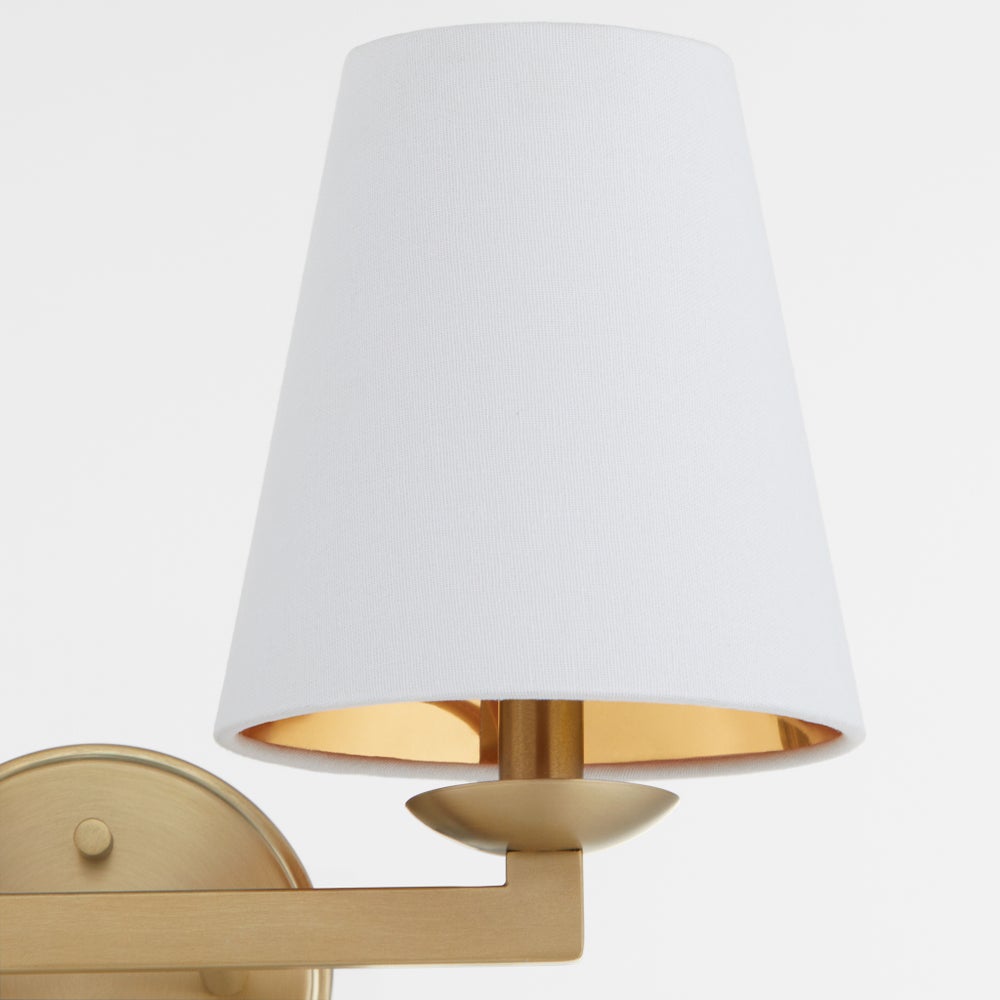 KARNES 2-Light Wall Mount - Aged Brass