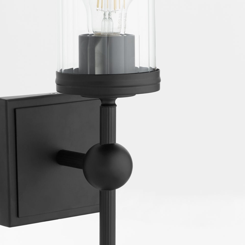 Lee Boulevard 1 Light Wall Mount - Matte Black