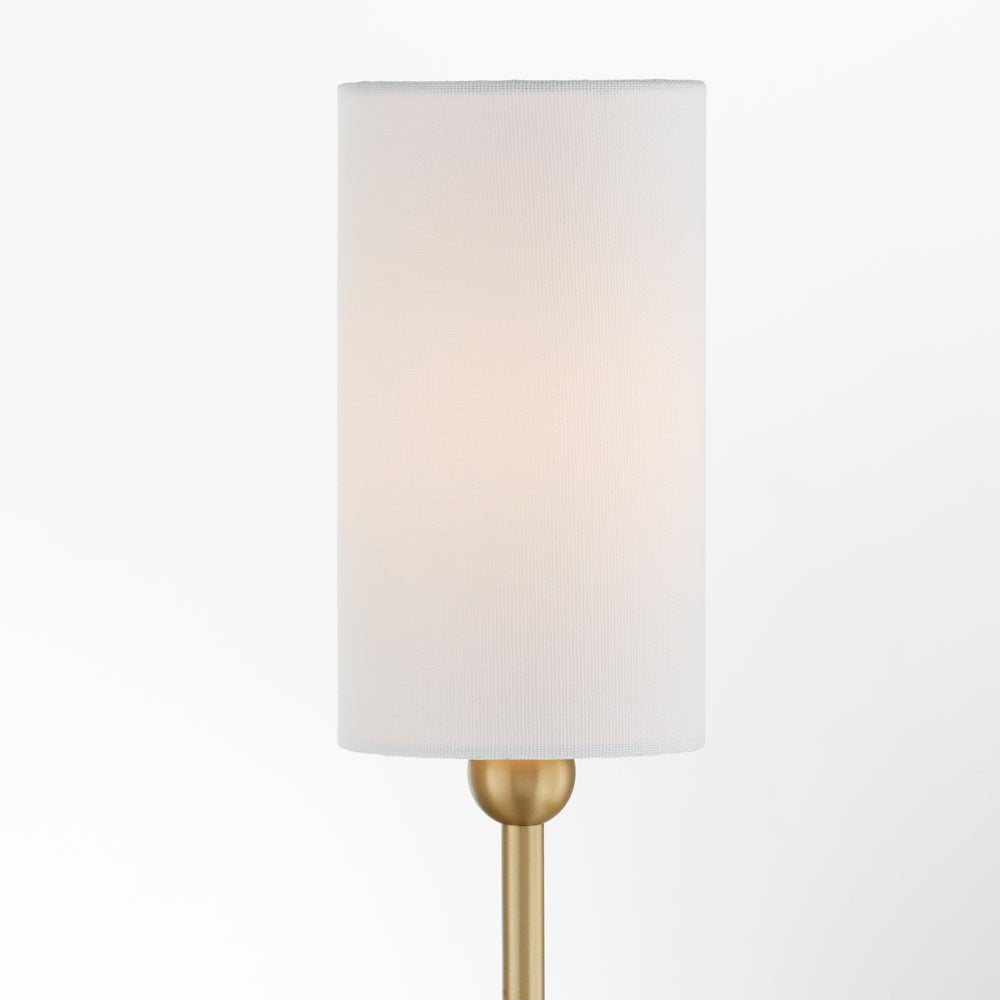 Charlotte 1 Light Wall Mount - Aged Brass