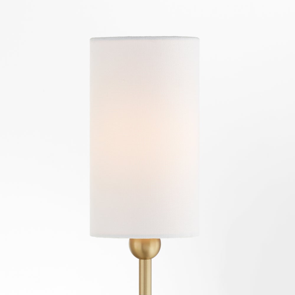 Charlotte 2 Light Wall Mount - Aged Brass