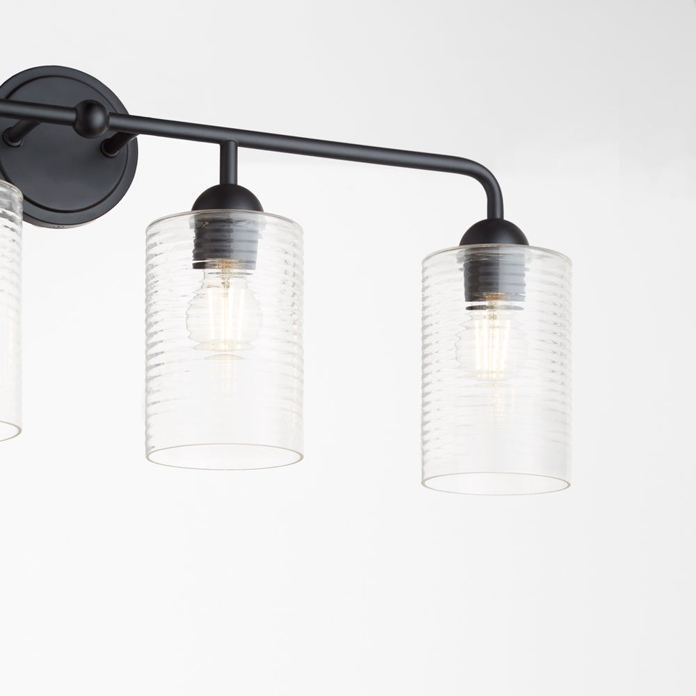 Charlotte 4 Light Vanity - Matte Black