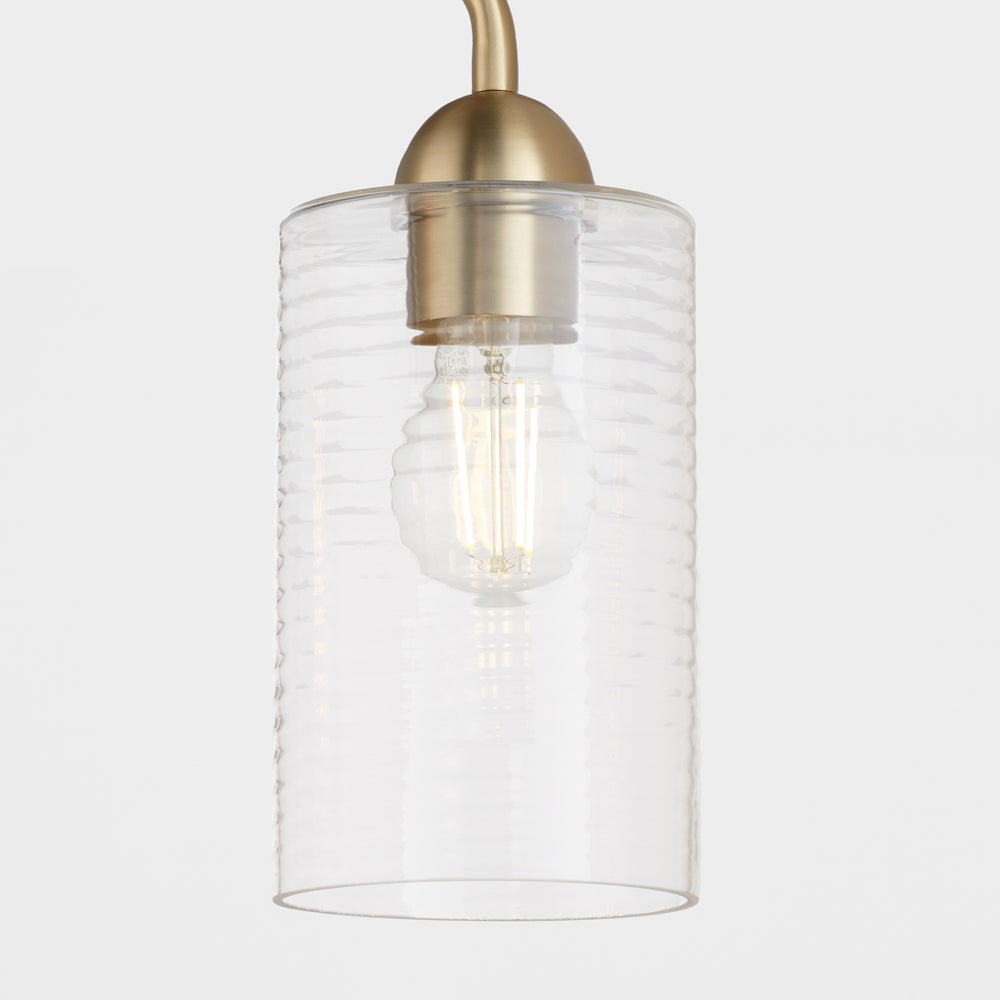 Charlotte 4 Light Vanity - Aged Brass