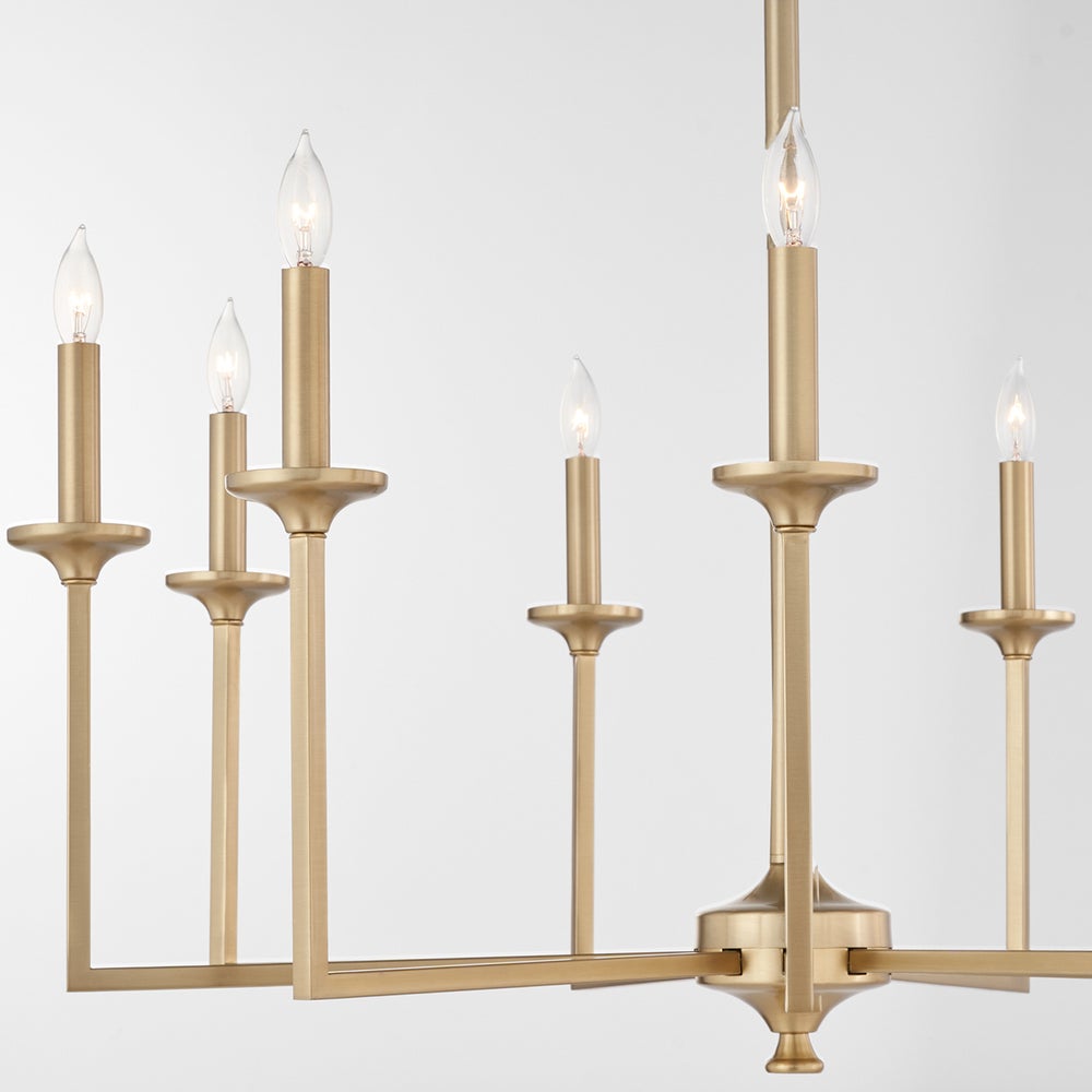 Eldorado 9 Light Chandelier - Aged Brass