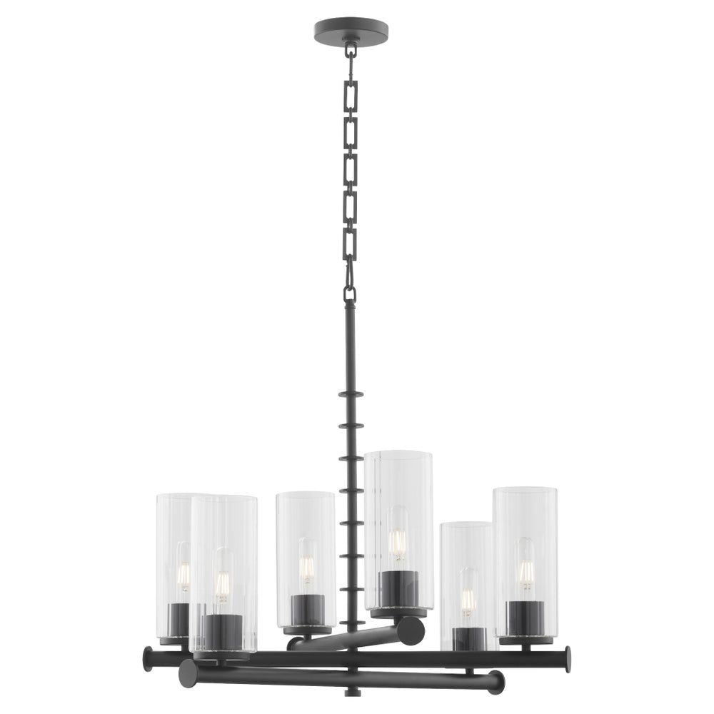 Mercier 6 Light Chandelier - Matte Black