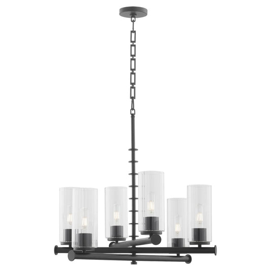 Mercier 6 Light Chandelier - Matte Black