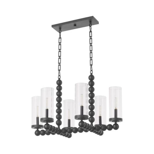 Lee Boulevard 6 Light Linear - Matte Black