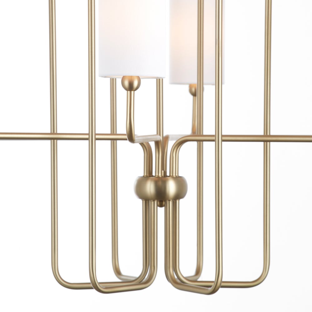 Charlotte 12 Light Chandelier - Aged Brass