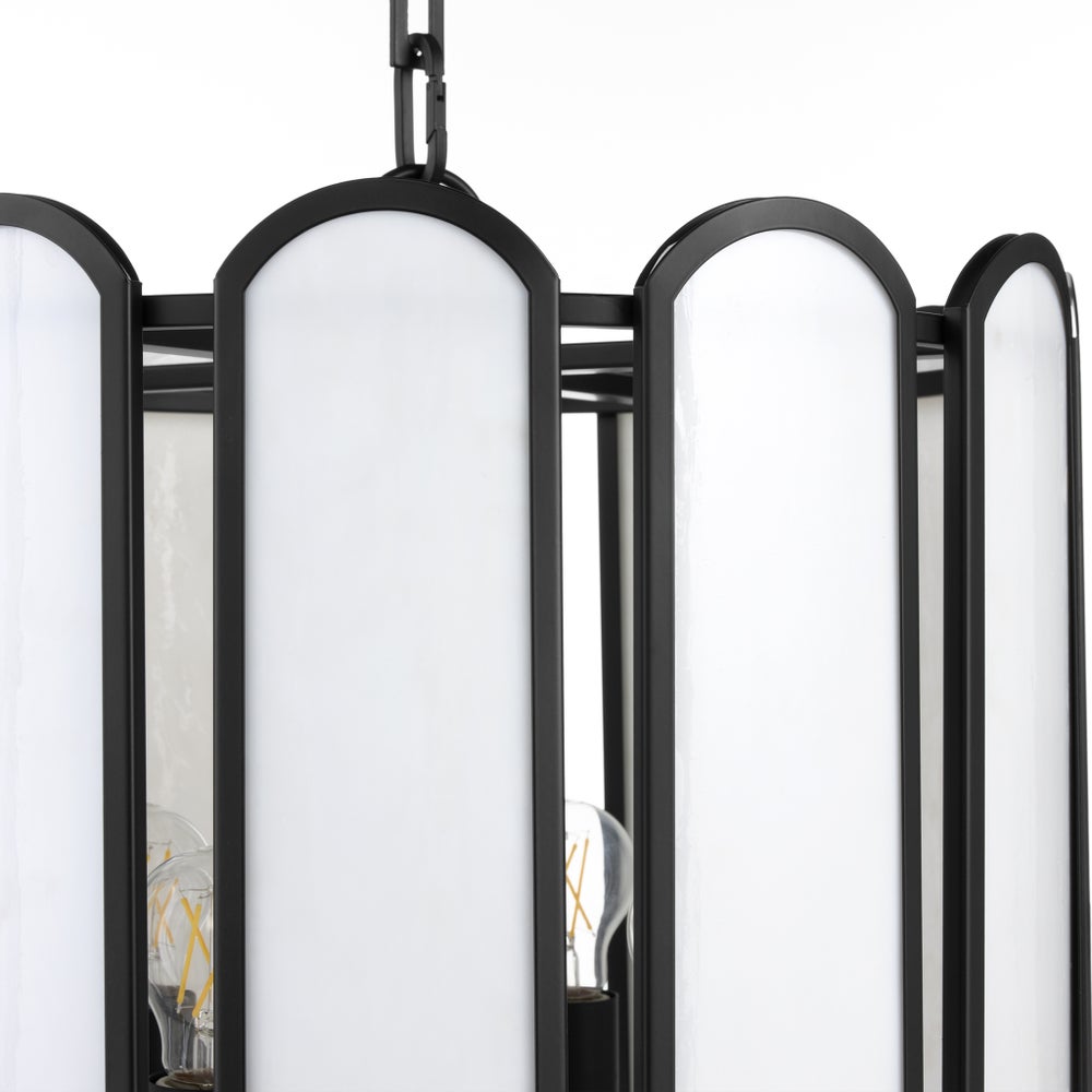 Belleview 4 Light Pendant - Matte Black