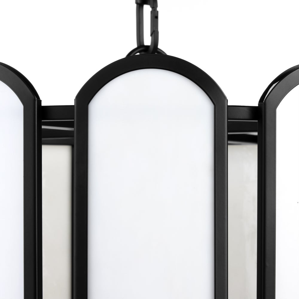 Belleview 4 Light Pendant - Matte Black