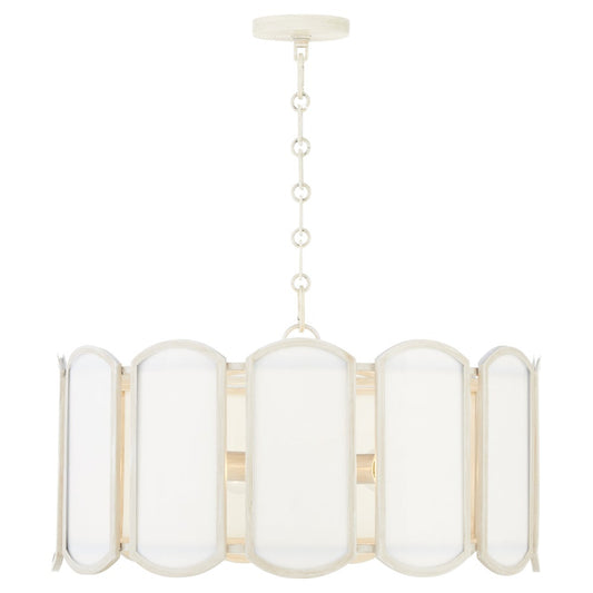 Belleview 5 Light Pendant - Washed Oak