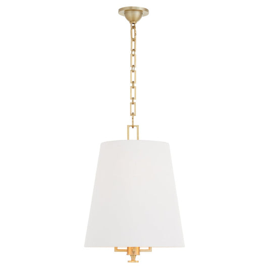 KARNES 15" 3-Light Pendant - Aged Brass