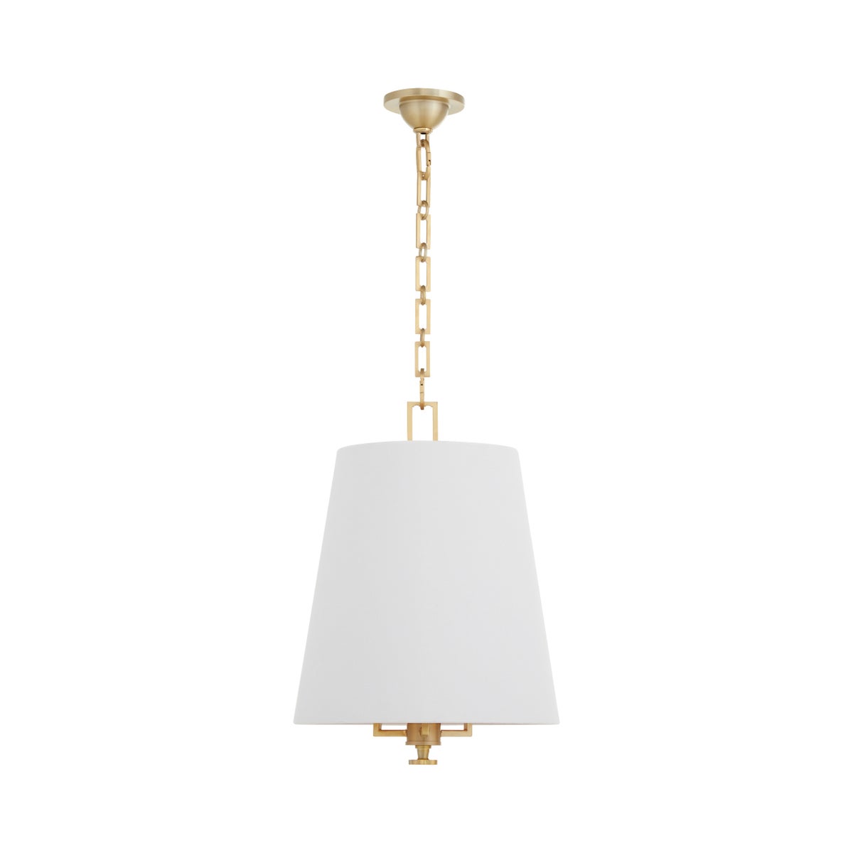 KARNES 15" 3-Light Pendant - Aged Brass