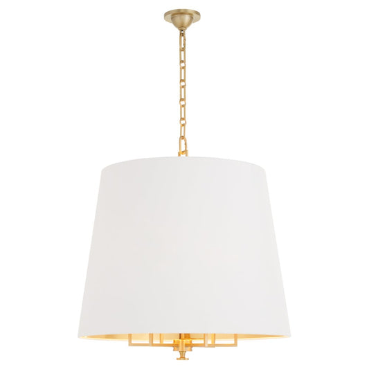 KARNES 26" 6-Light Pendant - Aged Brass