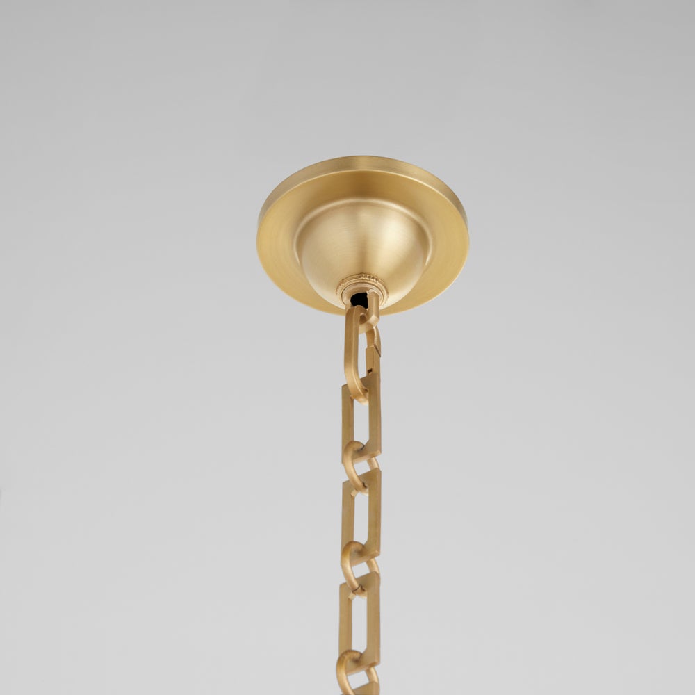 KARNES 26" 6-Light Pendant - Aged Brass