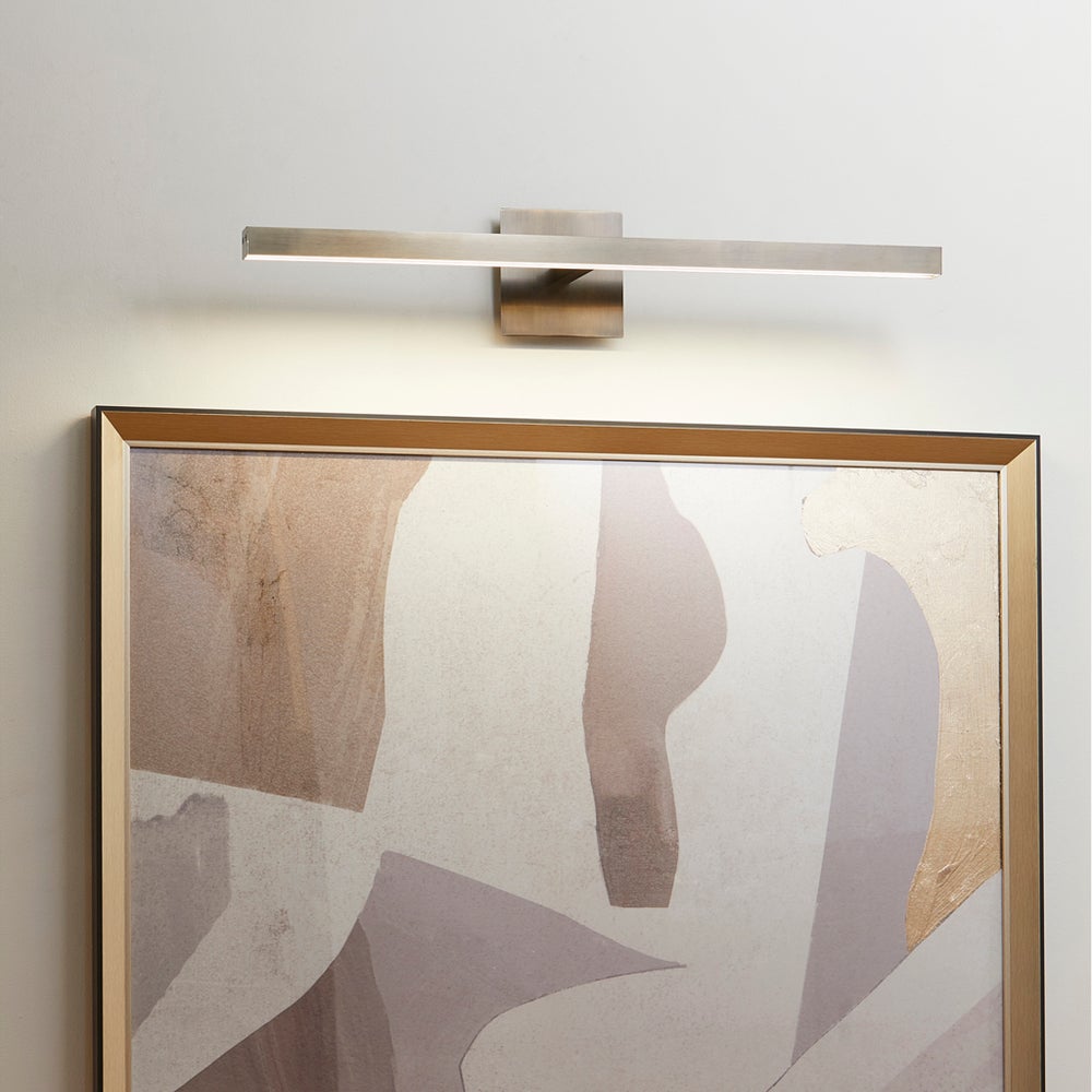 30" LED Picture Light - Aged Brass