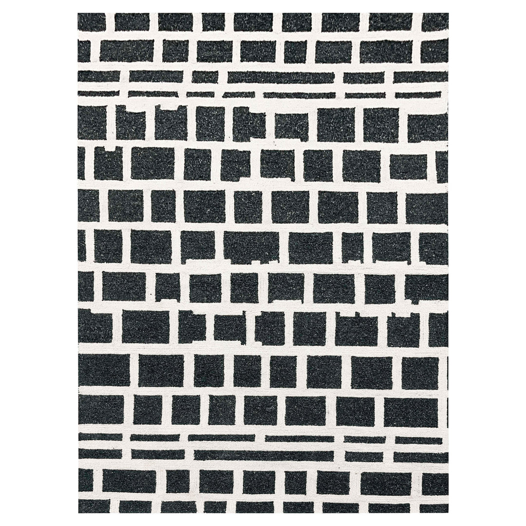 Contemporary Luxe Black Rug