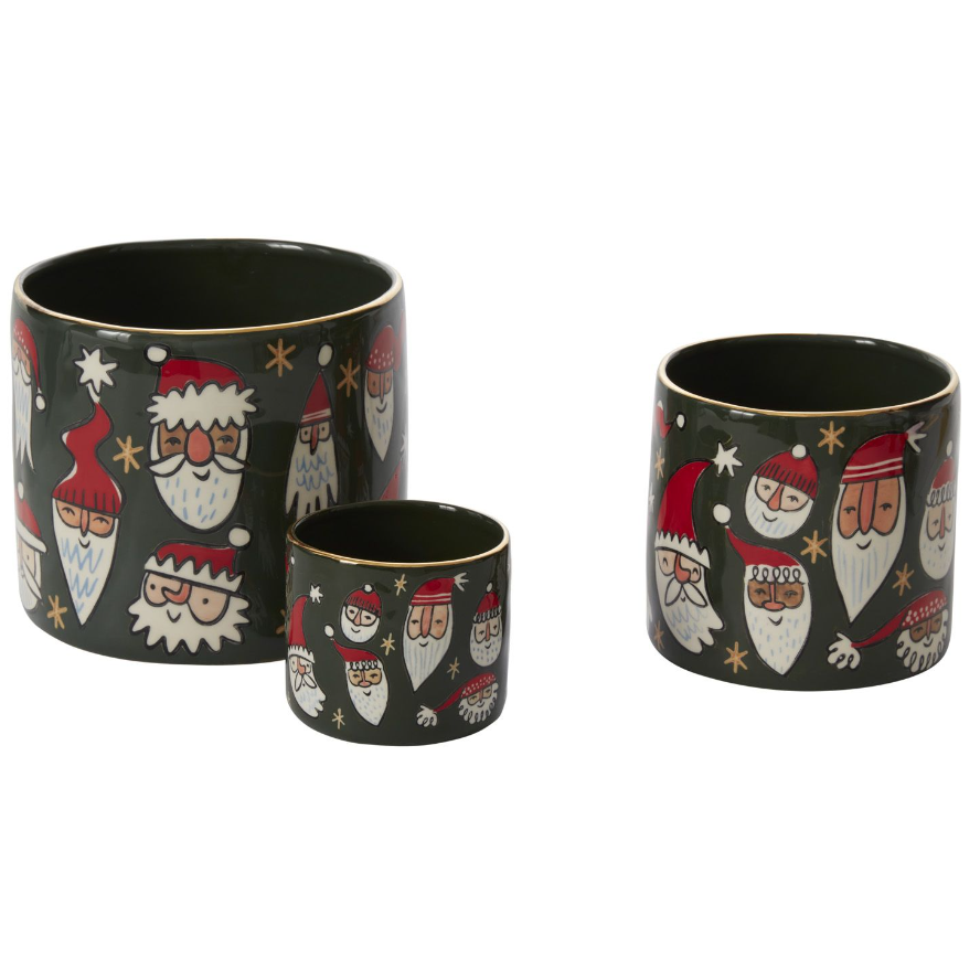 Silly Santas Pots