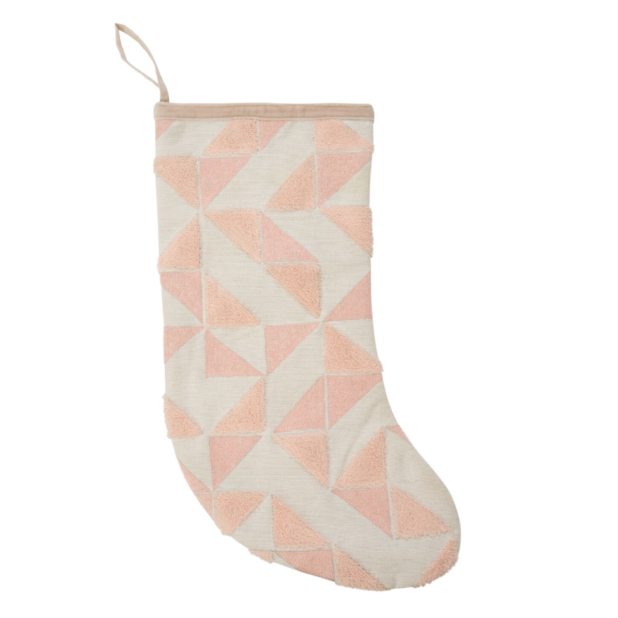 Pink Patchwork Stocking