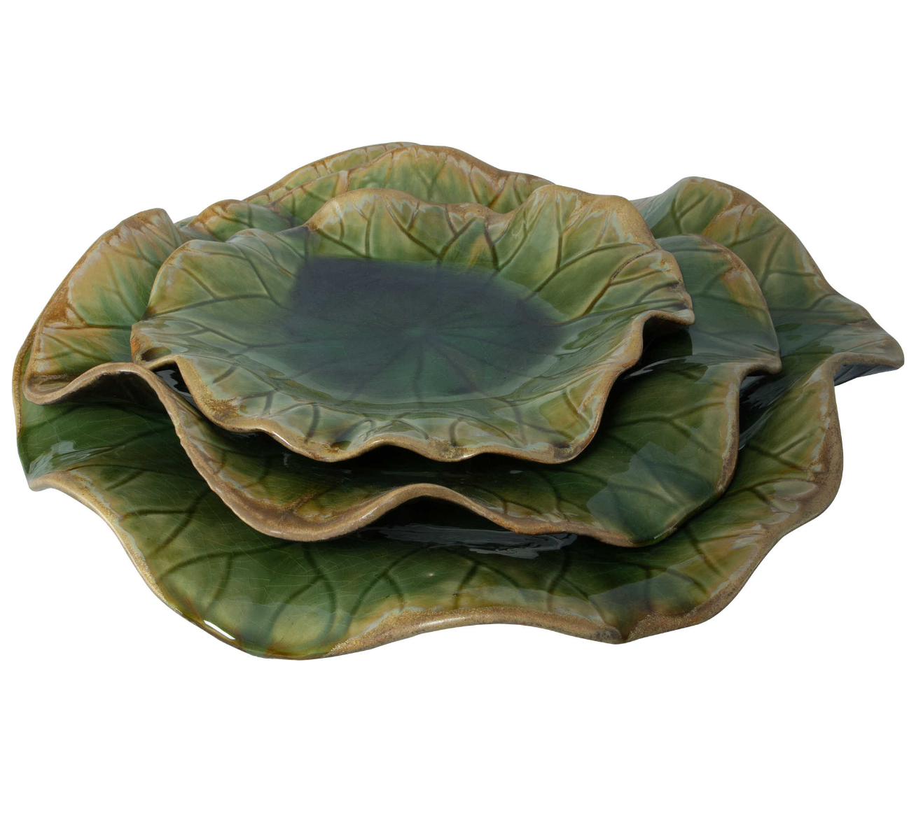 Abella Ceramic Wall Decor - Green