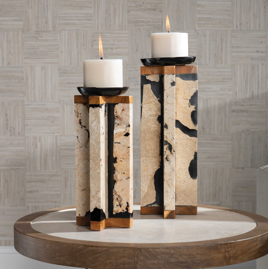 Illini Candleholders