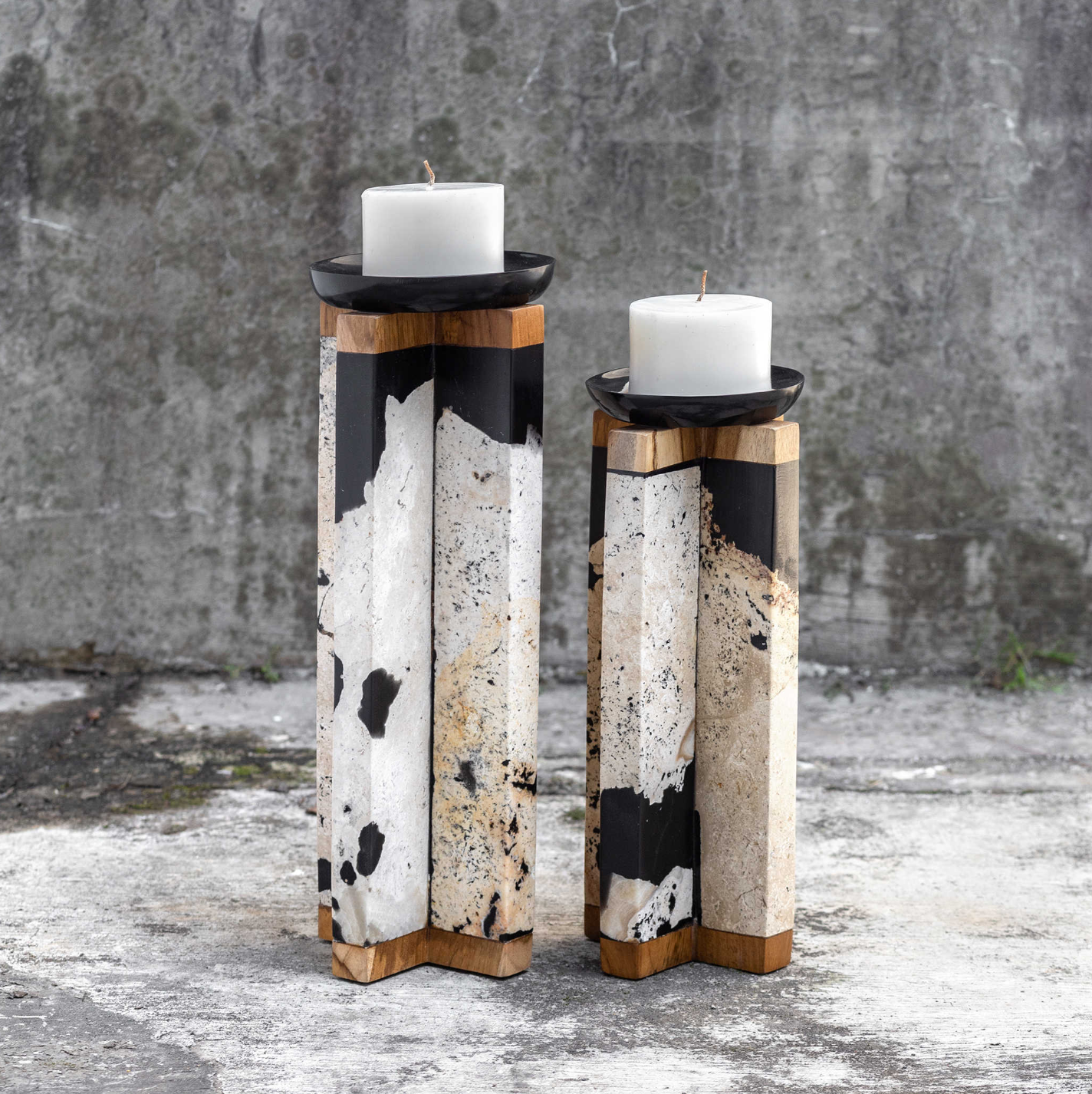 Illini Candleholders