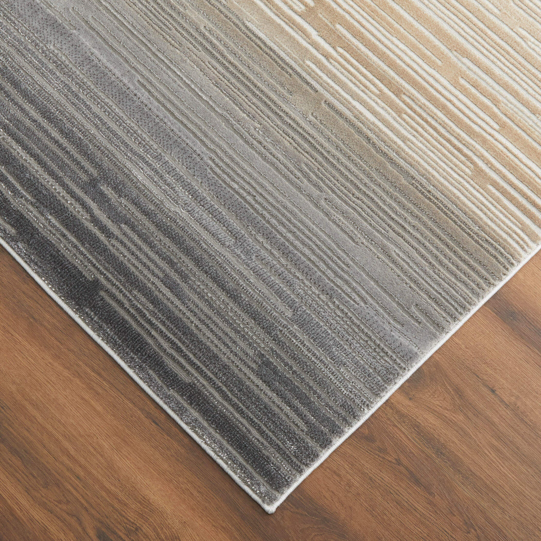 Eclectic Luxe Gray Orange Rug