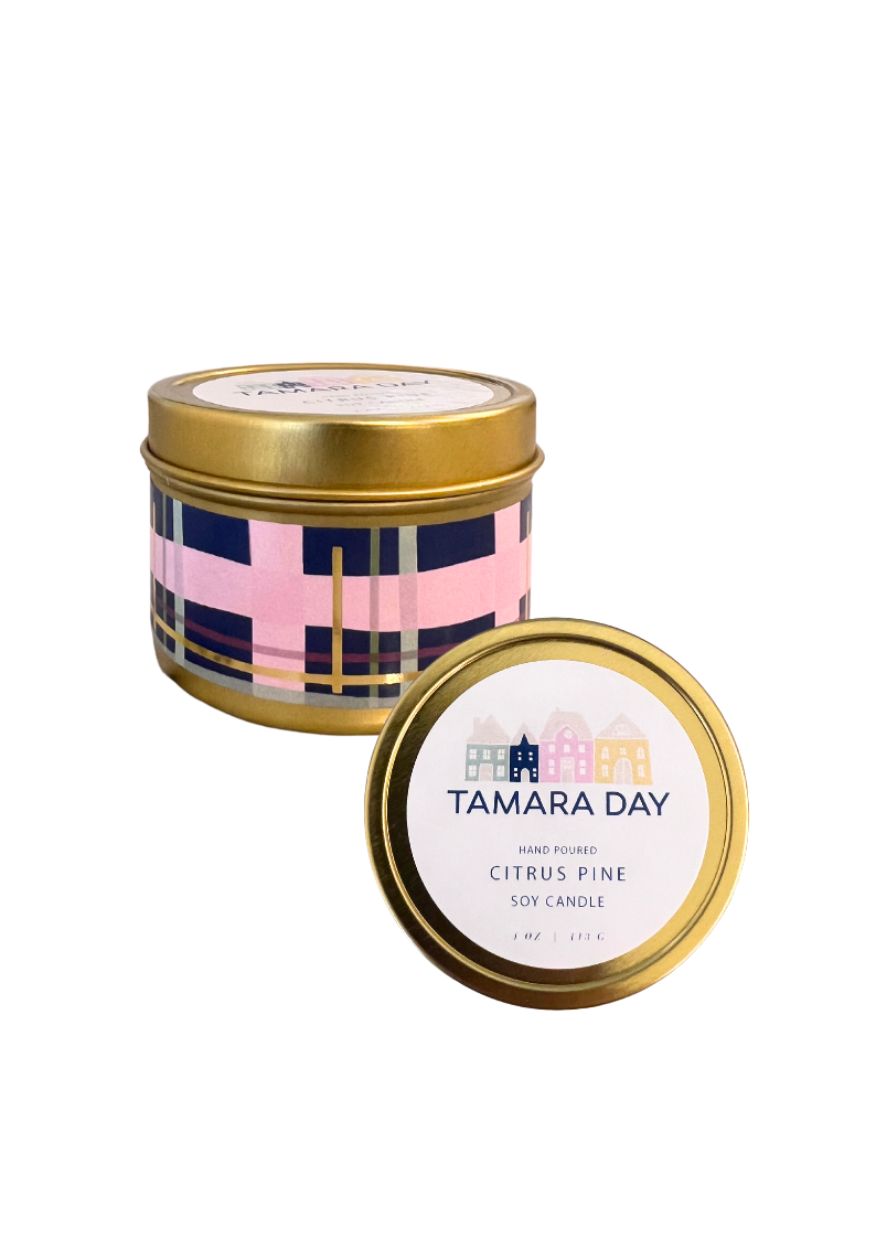 Citrus Pine in 4 oz Gold Tin – Tamara Day