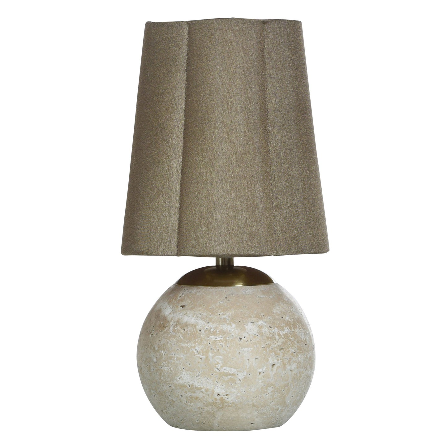 ROSALIND Stone and Brass Accent Lamp II