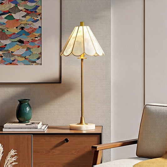 VERITY  Metal Buffet Lamp with Formica Shade