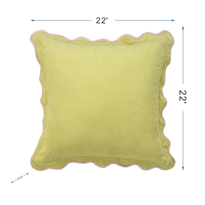 Scallop Edged Pillow 211