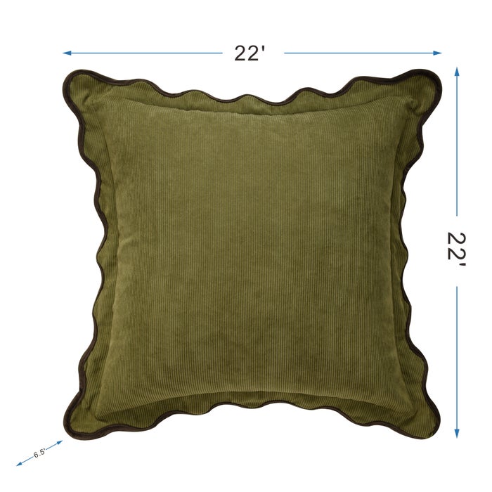 Scallop Edged Pillow 213