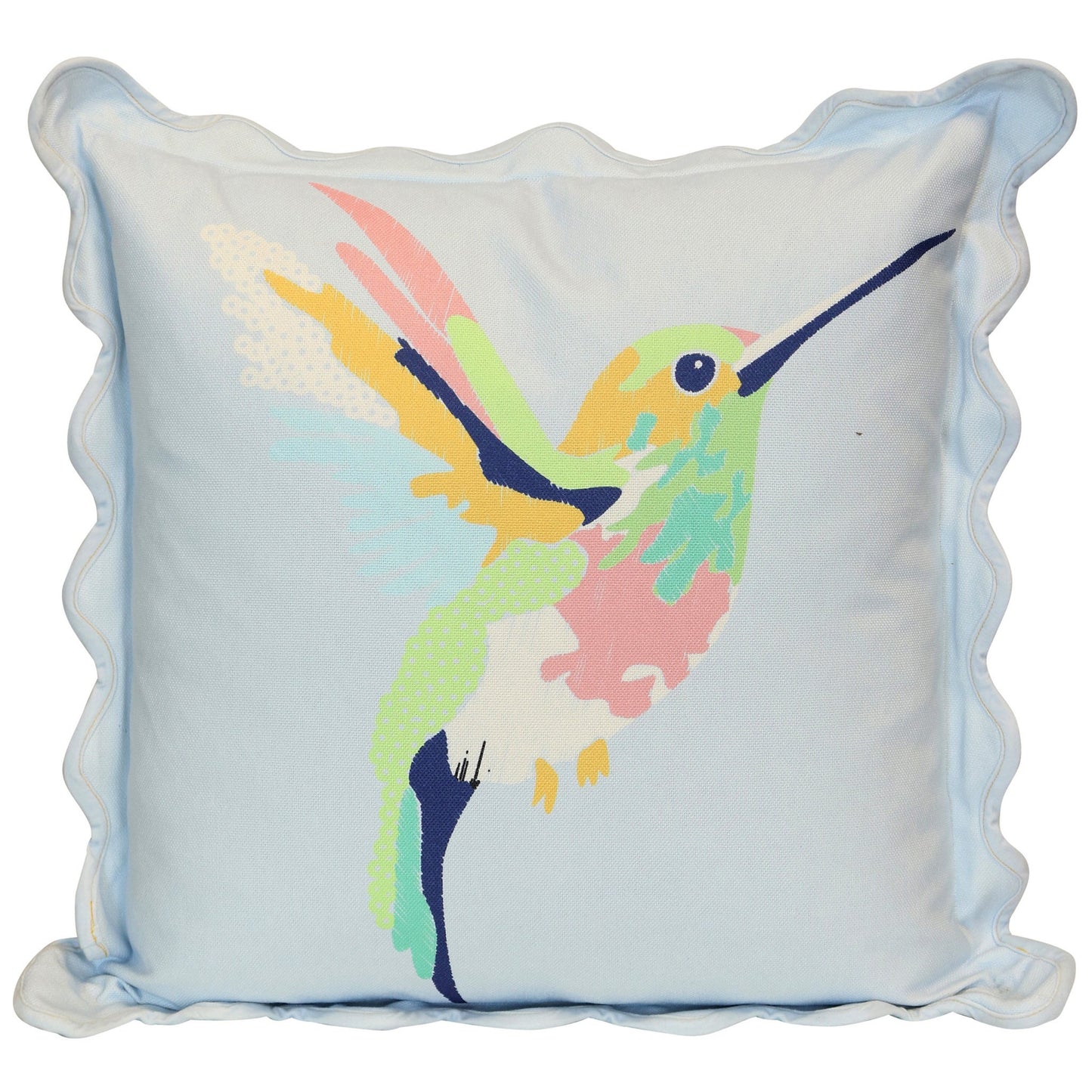 Scallop Edged Pillow 367 - DESIGNER PILLOW - Growing Days by Tamara Day