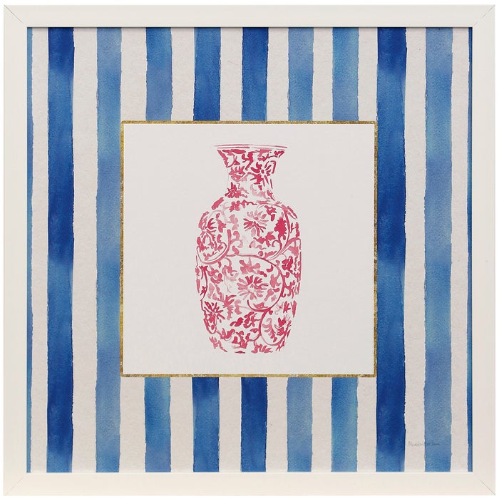 Chinoiserie Vase II Framed Art Print