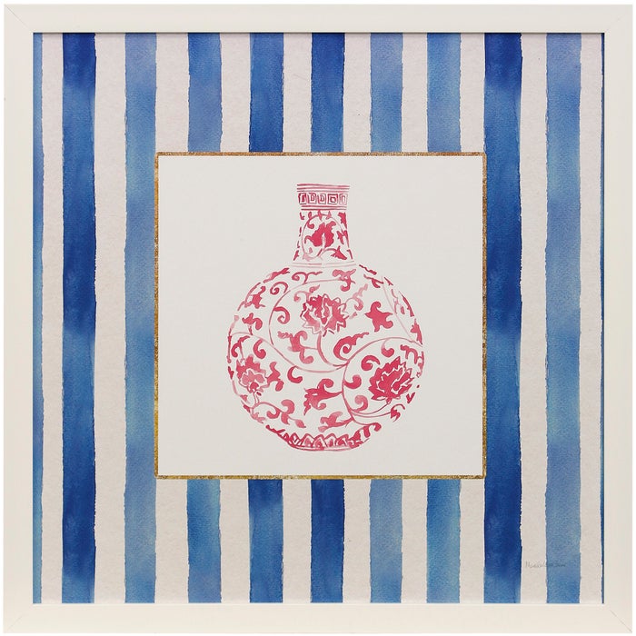 Chinoiserie Vase III Framed Art Print